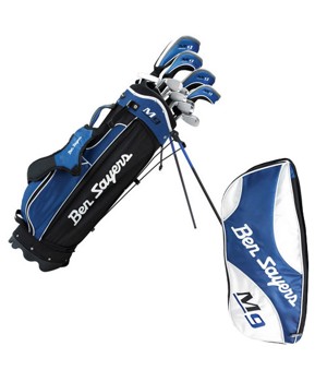 Ben Sayers M9 17-Piece Golf Package Set (Steel/Graphite)