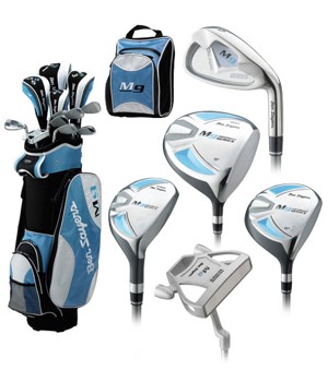 Ben Sayers Ladies M9 17-Piece Golf Package Set (Graphite Shaft)