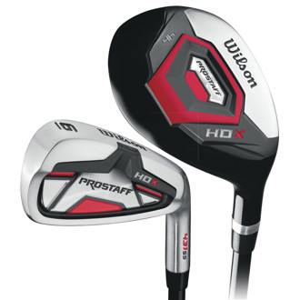 wilson prostaff hdx hybrid combo set (graphite shaft)