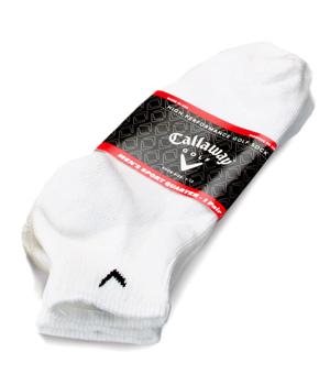 Callaway Golf Sport Quarter Socks