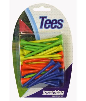 Neon Wooden Tees (40 Pack)