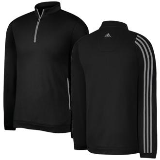 adidas mens climalite warm 3 stripes half zip pullover