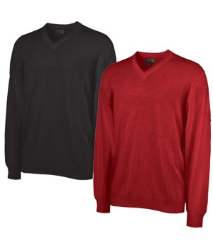 Adidas Mens Cotton V-Neck Sweater