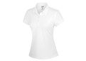 Adidas Ladies ClimaLite Cotton Solid Polo Shirt