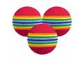 Foam Multi Coloured Practice Balls (6 Pack)