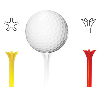 pga tour performance reduced friction tees (30 pack)