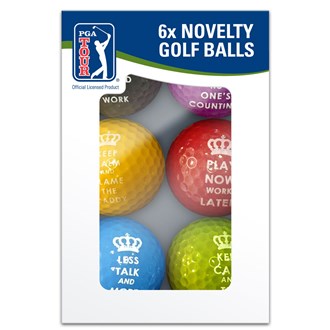 pga tour novelty balls