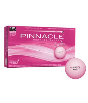 Pinnacle Gold Ladies Pearl Pink Golf Balls (15 Balls)