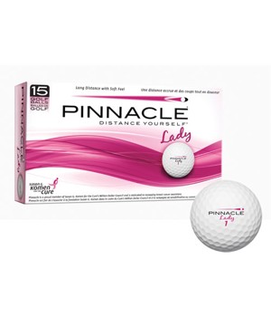 Pinnacle Gold Ladies White Golf Balls (15 Balls)