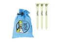 Simpsons Wooden Tee & Pouch Set