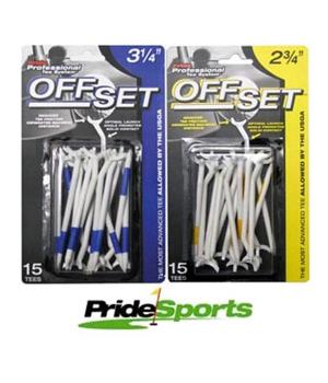Pride Offset Plastic Tees (15 Blister Pack)