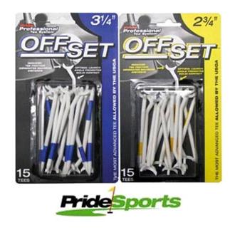 pride offset plastic tees (15 blister pack)