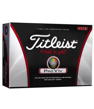 Titleist Pro V1x High Number Golf Balls (12 Balls) 2011