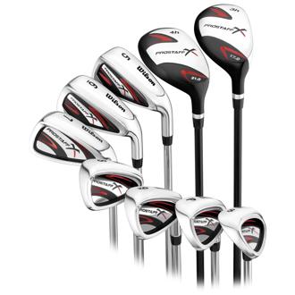 Wilson prostaff x combo iron set (graphite shaft) 2012