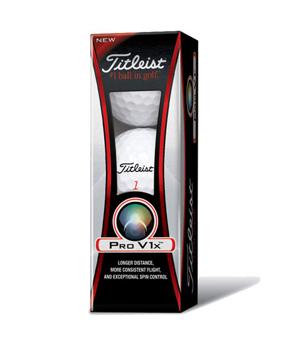 Titleist Pro V1x Golf Balls (3 Ball Sleeve) 2011