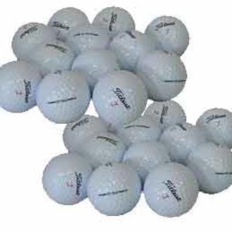 Titleist pts distance lake balls (100 balls)