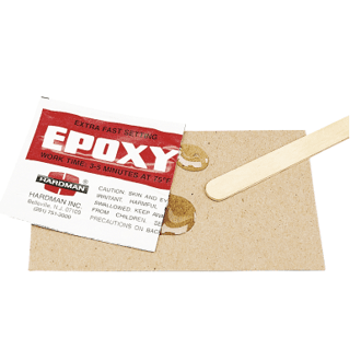 Quick epoxy van kantoor artikelen tip.