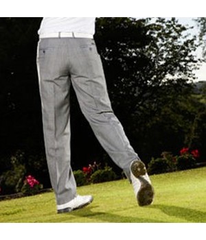 Stromberg Mens Quinta Prince Of Wales Golf Trouser(Blue Pocket)