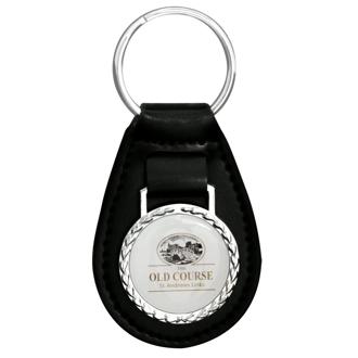 St andrews pu leather fob keyring van kantoor artikelen tip.