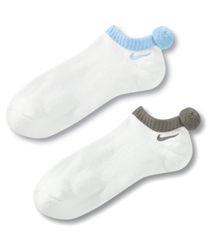 Nike Ladies Dri-Fit Pom Pom Socks (1 Pair)