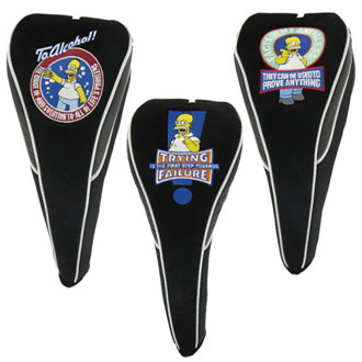 Simpsons driver headcover van kantoor artikelen tip.