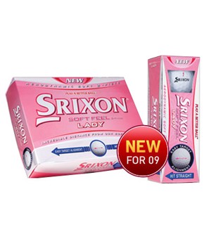 Srixon Ladies Soft Feel White Golf Balls (12 Balls)