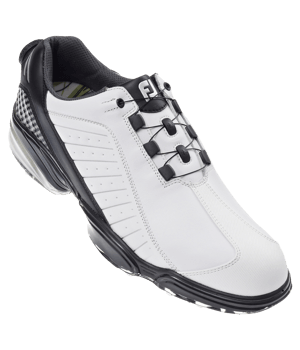 Footjoy Mens Sport BOA Golf Shoes (White/Black/Silver) 2012
