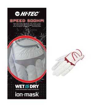 Hi-Tec Ion-Mask Golf Leather Gloves (Waterproof Leather)
