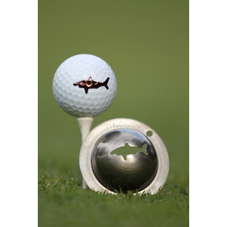 Tin cup ball marker   razors edge van kantoor artikelen tip.