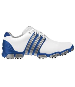 Adidas Tour 360 4.0 Golf Shoes (White/Deep/Tin Metallic)