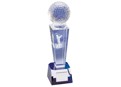 Crystal Golf Ball Trophy
