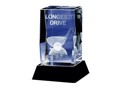 Crystal Longest Drive Golf Trophy