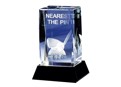 Crystal Nearest The Pin Golf Trophy