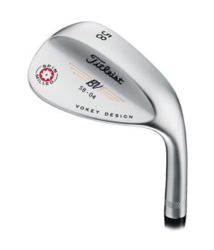 Titleist Spin Milled Vokey Tour Chrome Wedge