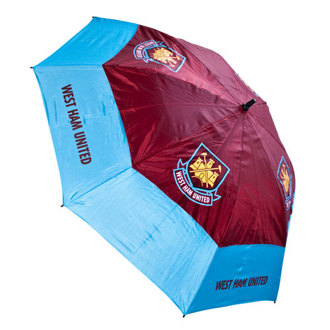 West ham 60 inch double canopy umbrella van kantoor artikelen tip.