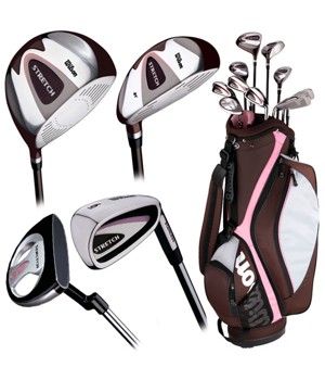 Wilson Stretch Deluxe Ladies Golf Package (Graphite Shaft)