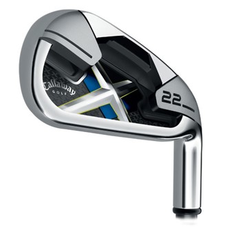 callaway x 22 demo single irons (steel shaft)