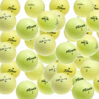 Yellow optic lake balls (12 balls)