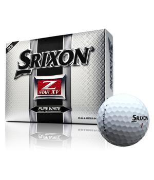 Srixon Z-Star XV Pure White Silver Golf Ball (12 Balls) 2012
