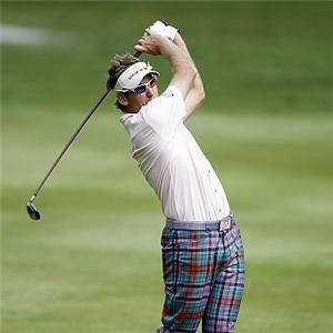 FootJoy golf shoes and glove worn by Poulter to win match play event 