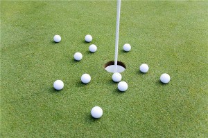 Metal putting cup "improved my game dramatically"