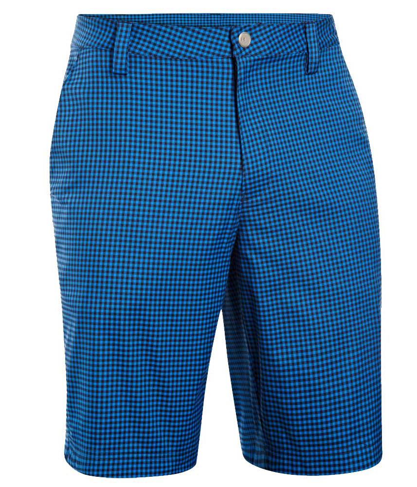 Under Armour Mens Gingham Plaid Golf Shorts