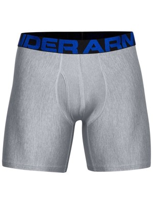 Under Armour Mens Tech 6 Inch Boxer Shorts (2 Pack)