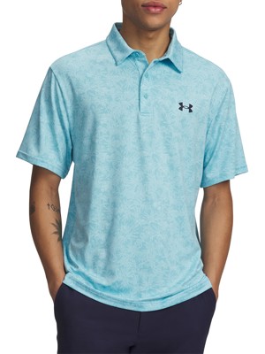 Under Armour Mens Tropical Fescue Playoff 3.0 Printed Polo Shirt