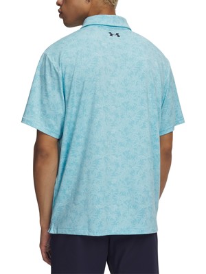 Under Armour Mens Tropical Fescue Playoff 3.0 Printed Polo Shirt