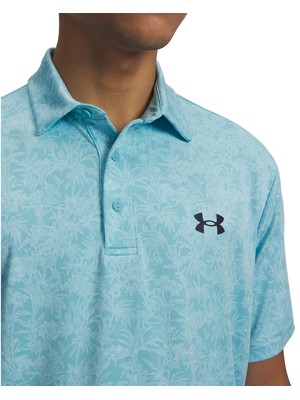 Under Armour Mens Tropical Fescue Playoff 3.0 Printed Polo Shirt