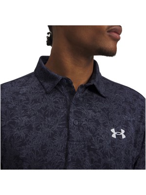 Under Armour Mens Tropical Fescue Playoff 3.0 Printed Polo Shirt