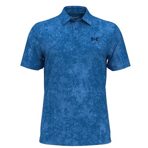 Under Armour Mens Playoff 3.0 Mineral Wash Printed Polo Shirt