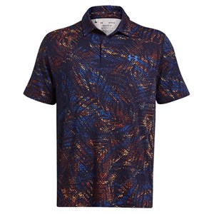 Under Armour Mens Playoff 3.0 Fuse Palm Multi Printed Polo Shirt