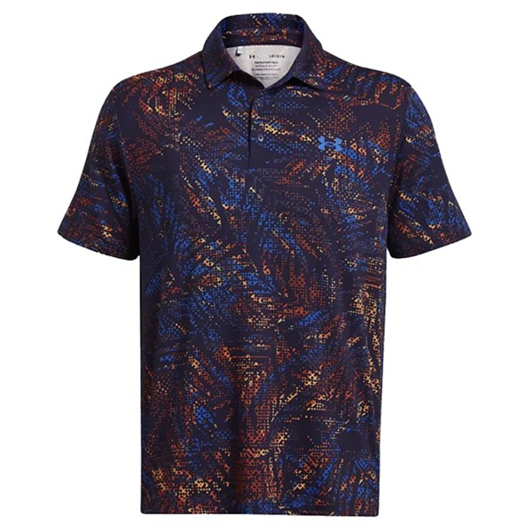 Under Armour Mens Playoff 3.0 Fuse Palm Multi Printed Polo Shirt